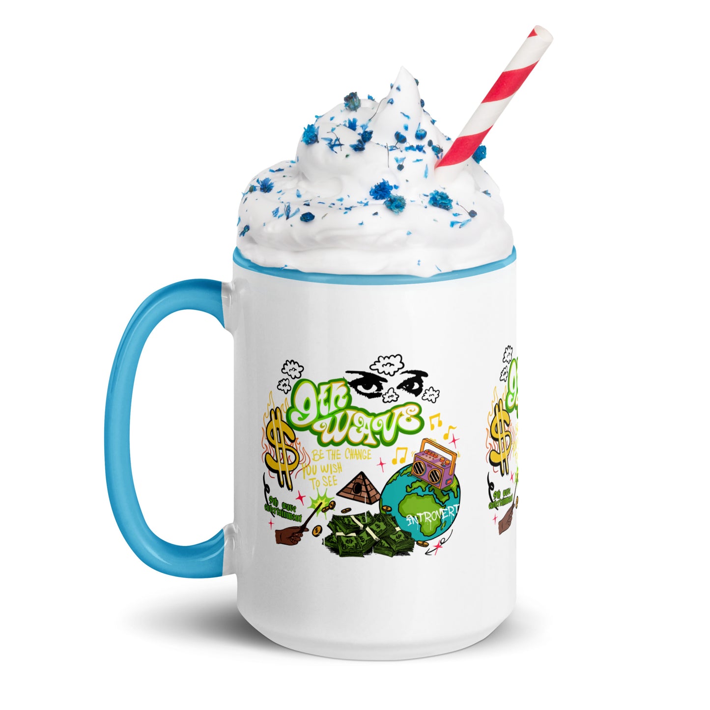 Ninth Wave Mug with Color Inside