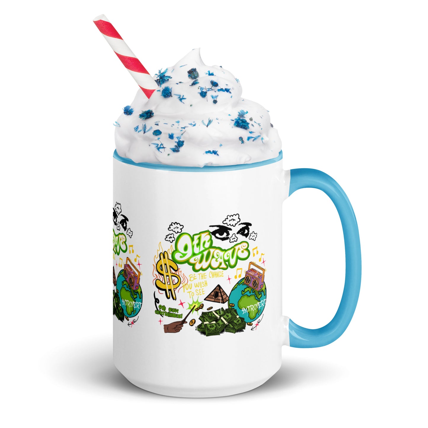 Ninth Wave Mug with Color Inside