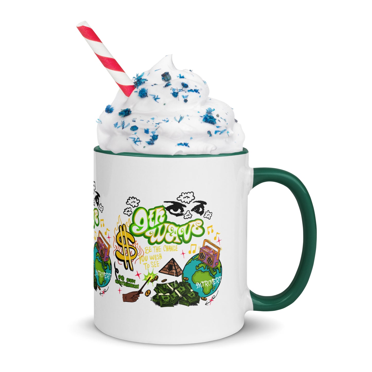 Ninth Wave Mug with Color Inside