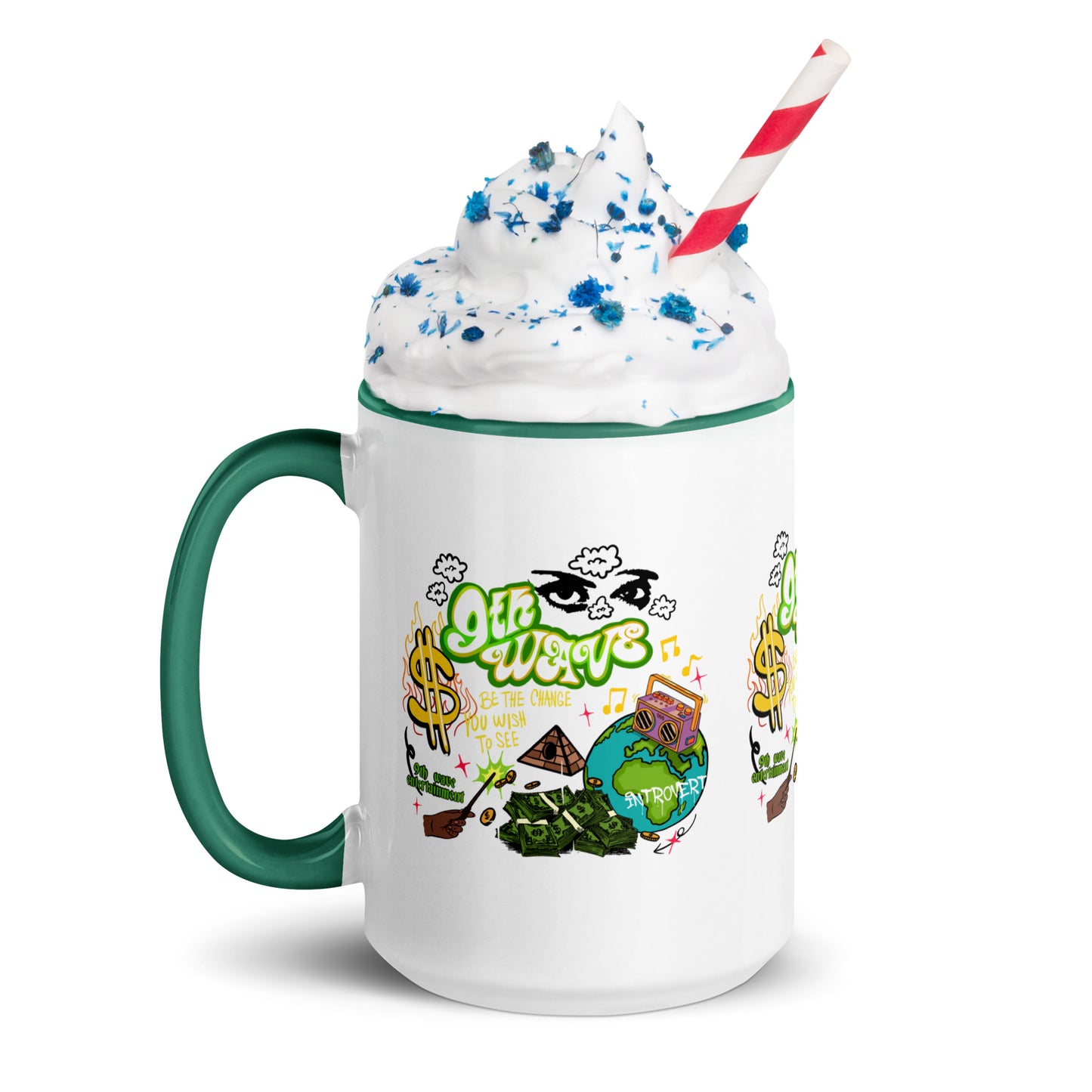 Ninth Wave Mug with Color Inside
