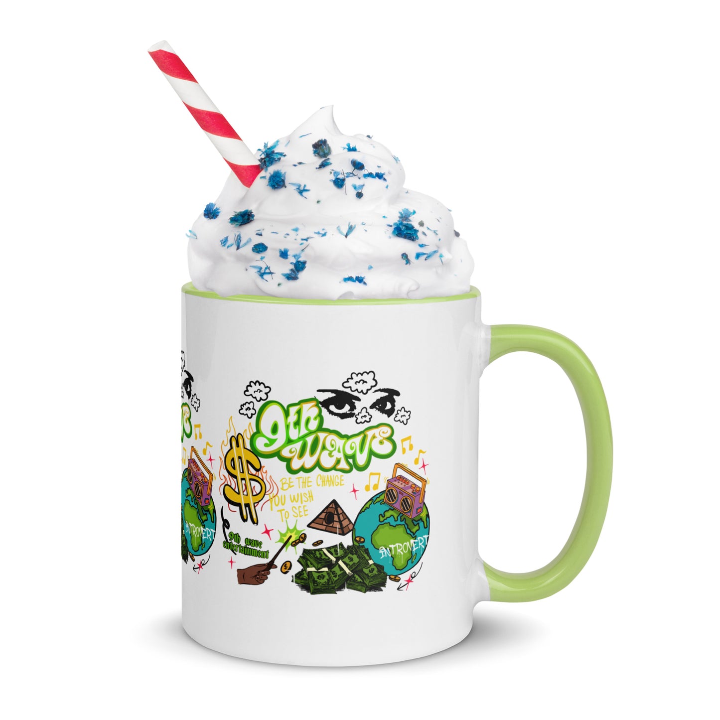 Ninth Wave Mug with Color Inside