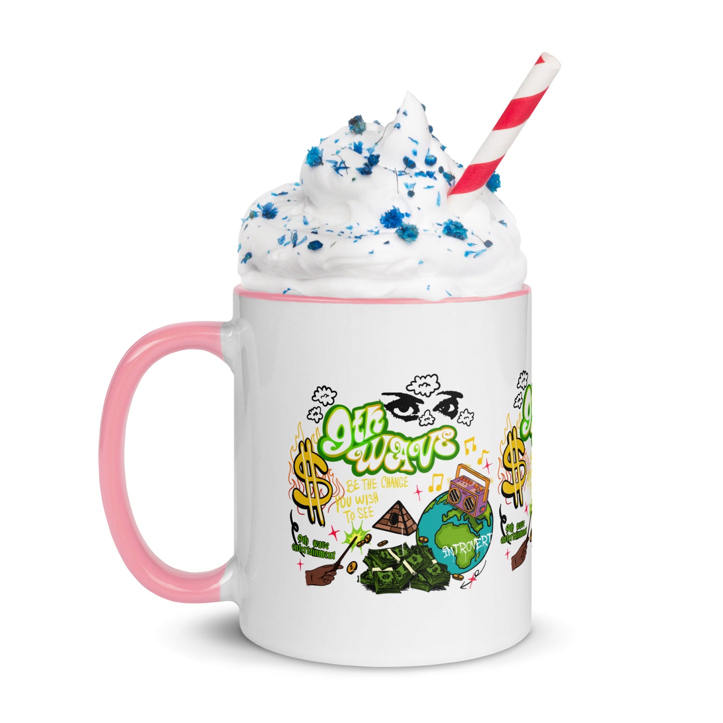 Ninth Wave Mug with Color Inside