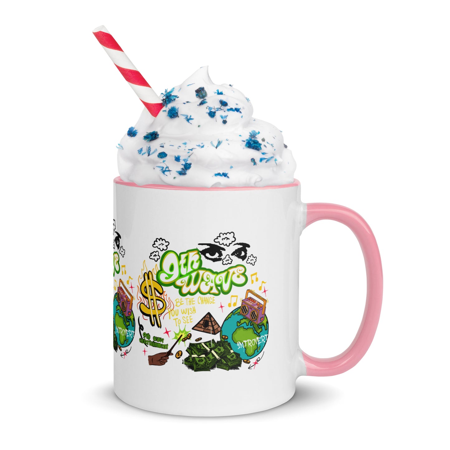 Ninth Wave Mug with Color Inside