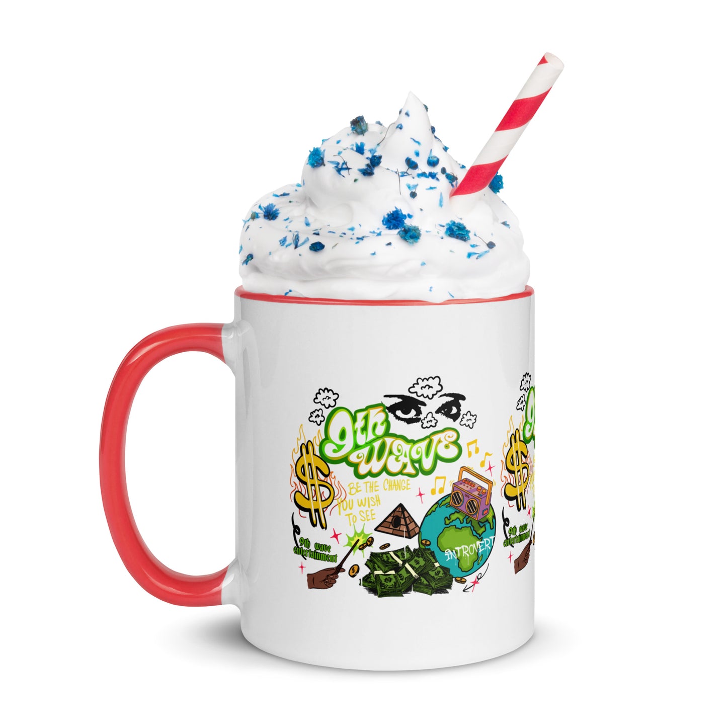 Ninth Wave Mug with Color Inside