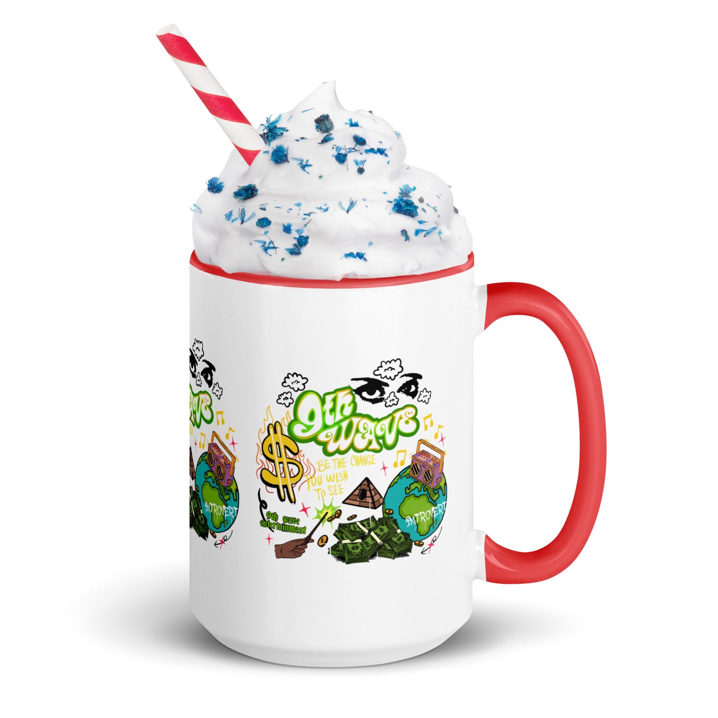 Ninth Wave Mug with Color Inside