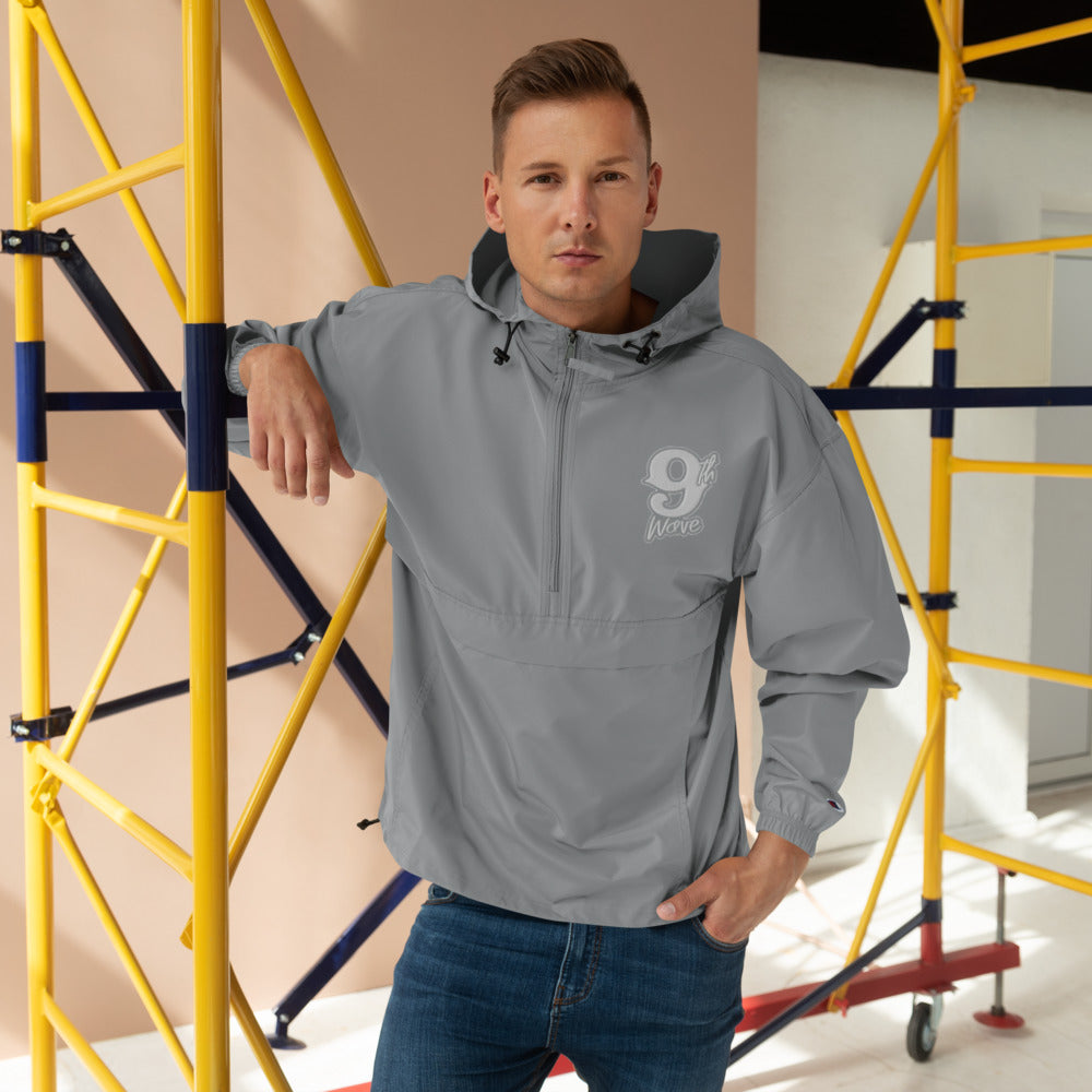 9th Wave Embroidered Champion Packable Jacket | 9th Wave Apparel - 9thwaveapparel