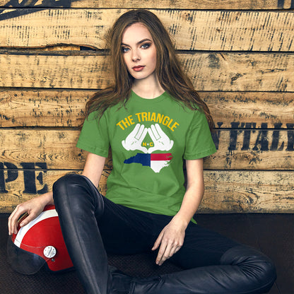 The Triangle NC Short-Sleeve Unisex T-Shirt | 9th Wave Apparel