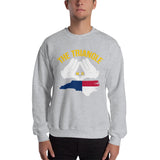 The Triangle, NC Sweatshirt | 9thwaveapparel - 9thwaveapparel