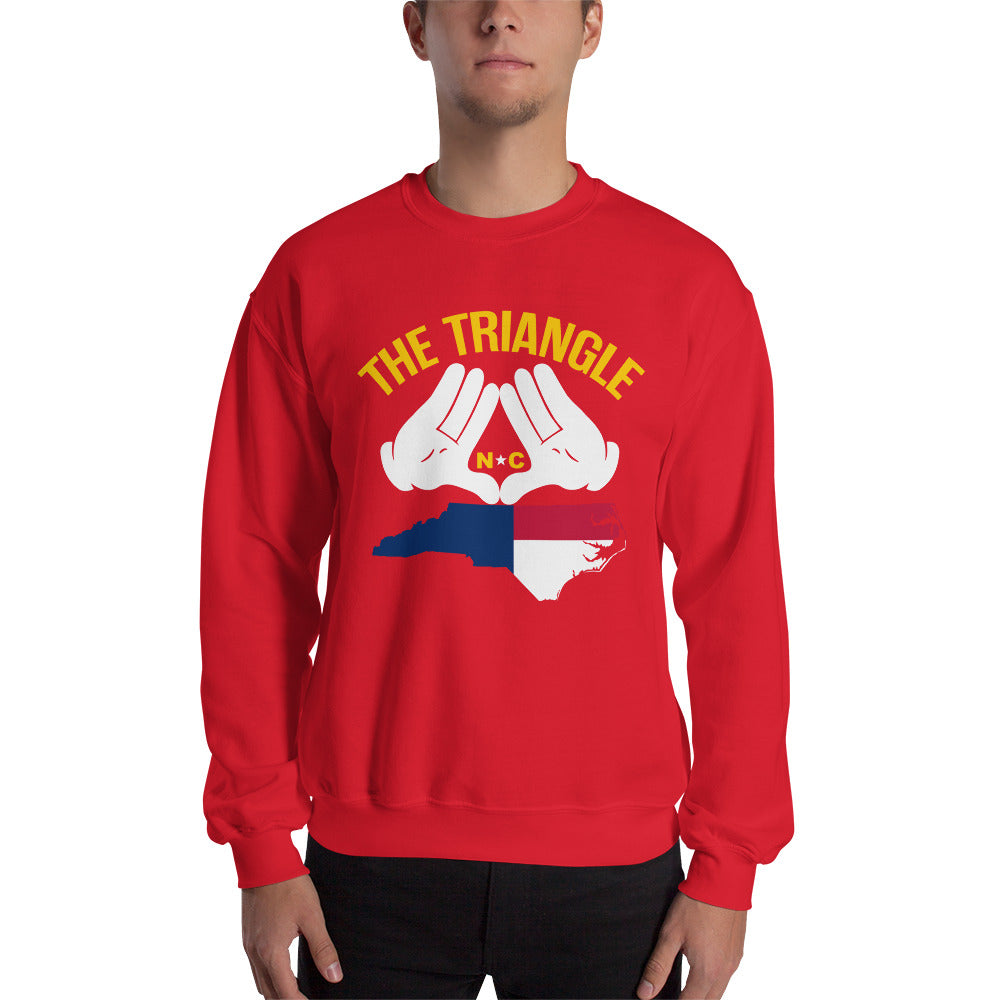The Triangle, NC Sweatshirt | 9thwaveapparel - 9thwaveapparel