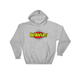Introvert Dame Hooded Sweatshirt | 9thwaveapparel - 9thwaveapparel