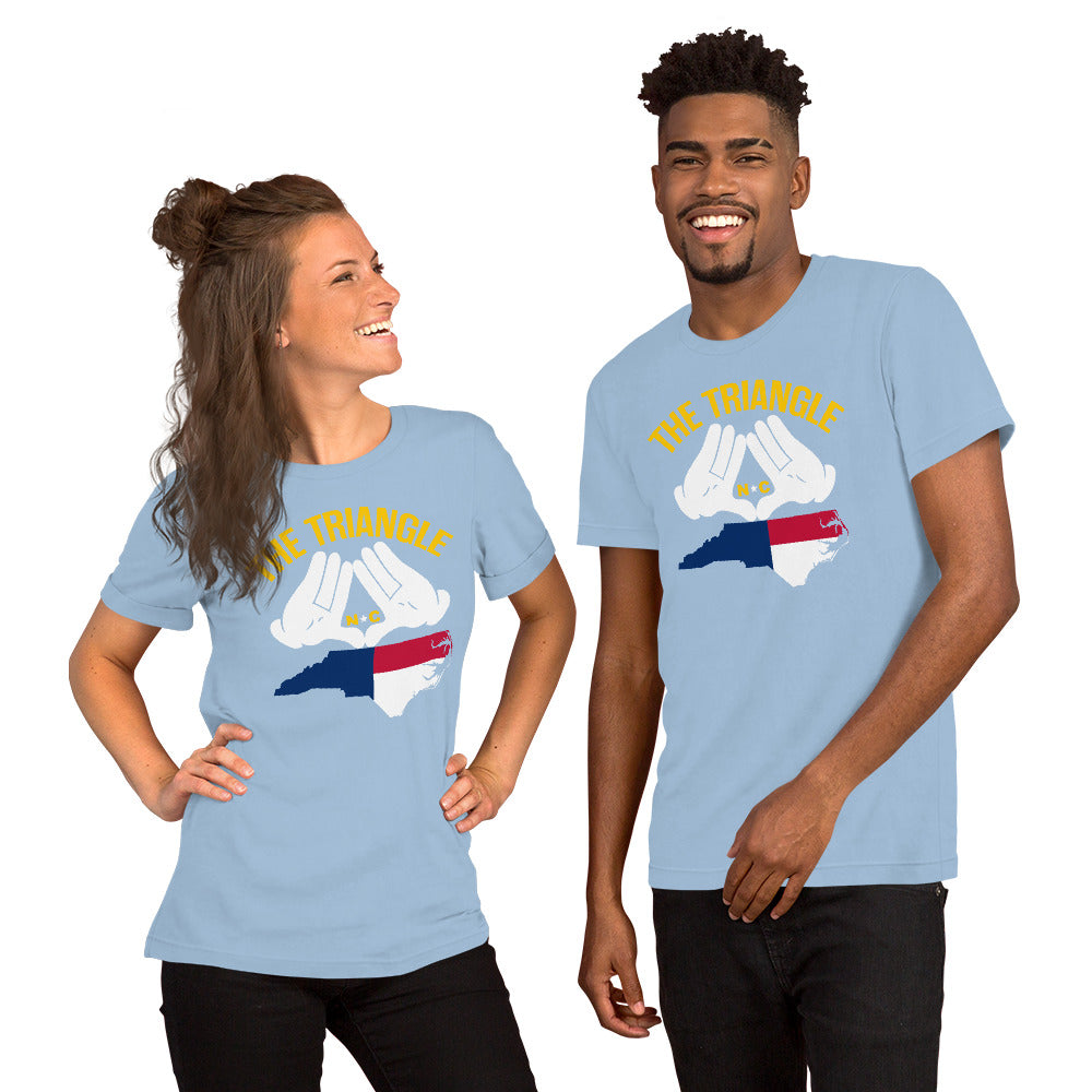 The Triangle NC Short-Sleeve Unisex T-Shirt | 9th Wave Apparel