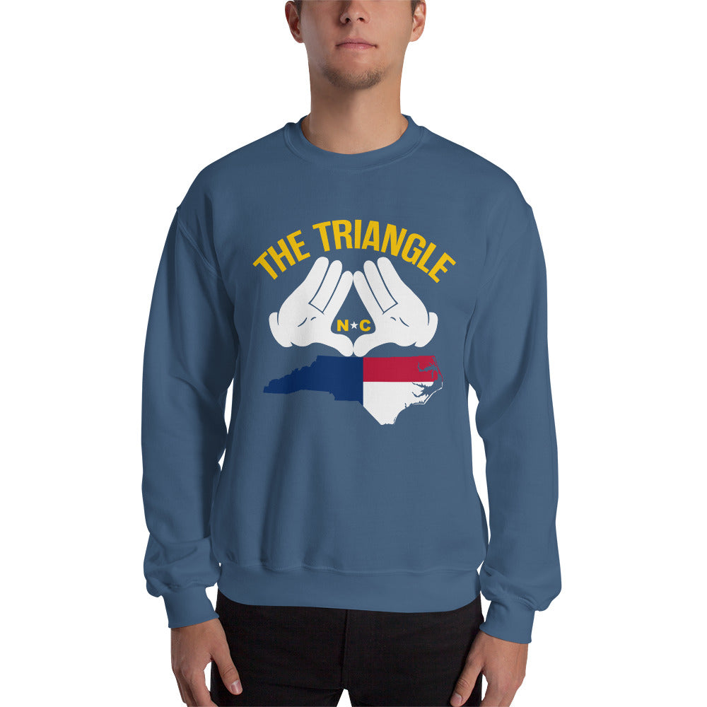 The Triangle, NC Sweatshirt | 9thwaveapparel - 9thwaveapparel