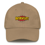 Introvert Dame Dad Hat | 9thwaveapparel - 9thwaveapparel