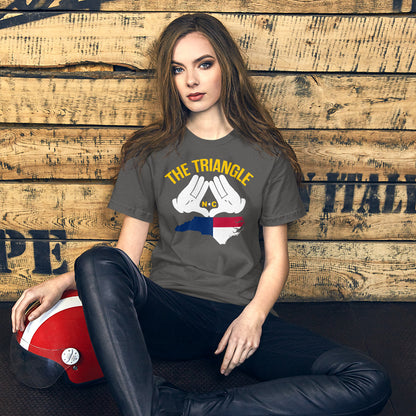 The Triangle NC Short-Sleeve Unisex T-Shirt | 9th Wave Apparel