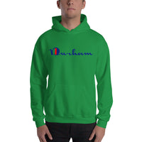 Durham, NC Hooded Sweatshirt | 9thwaveapparel - 9thwaveapparel