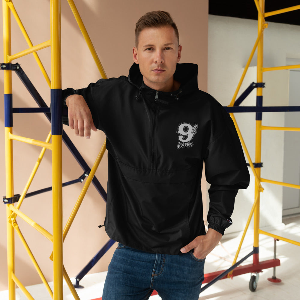 9th Wave Embroidered Champion Packable Jacket | 9th Wave Apparel - 9thwaveapparel